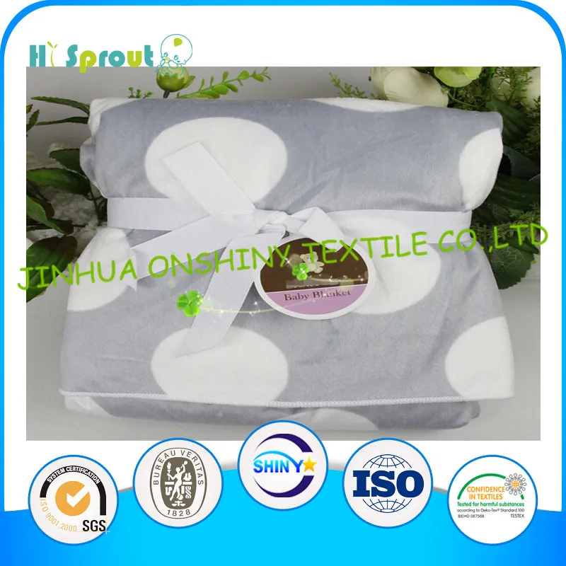 серый dot мальчик тип кашемира одеяло супер теплый и мягкий