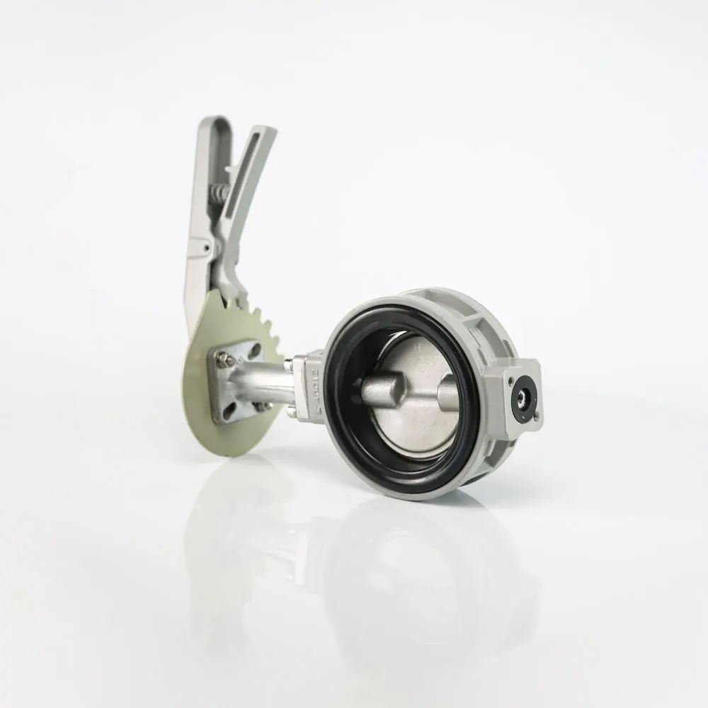 TKFM анти-пот вафельное соединение алюминиевый сплав корпус бабочка клапан 6 дюймов