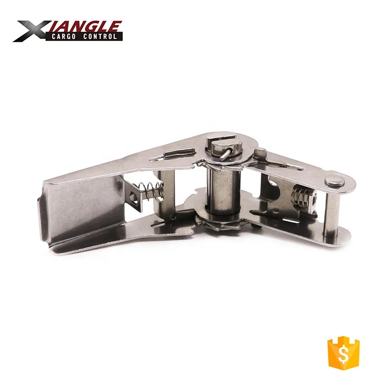 
1 inch 25mm 800kgs Capacity 304 or 316 Stainless Steel Ratchet Buckle used for cargo control 