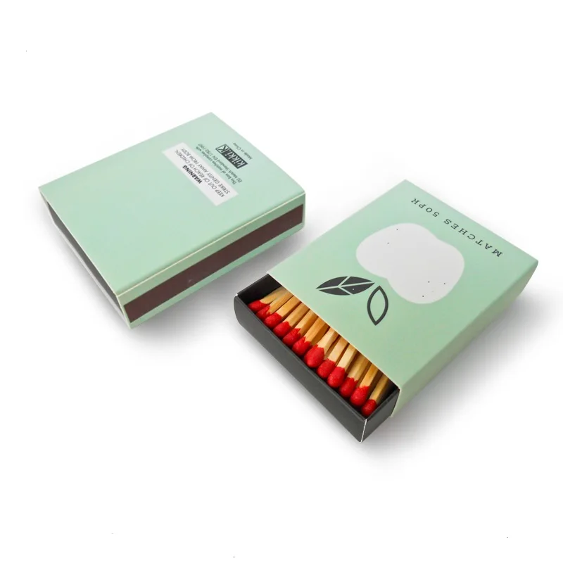 square matches matchbox wooden from China