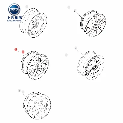 Genuine Original MG3 MG4 MG5 MG6 MG7 MG350 MG550 MG750 MGZS Car Front Wheel Hub