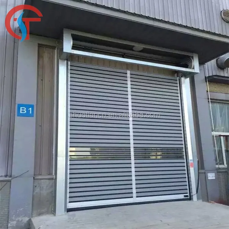 Rapid Rolling High-Speed Automatic Insulation Aluminum Spiral Metal Industrial Door