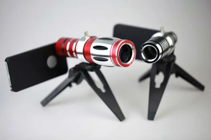 Супер 20-кратный оптический зум Алюминиевый телескопа объектив камеры с Штатив для iPhone и IPad 4/4S/5 2/3/4