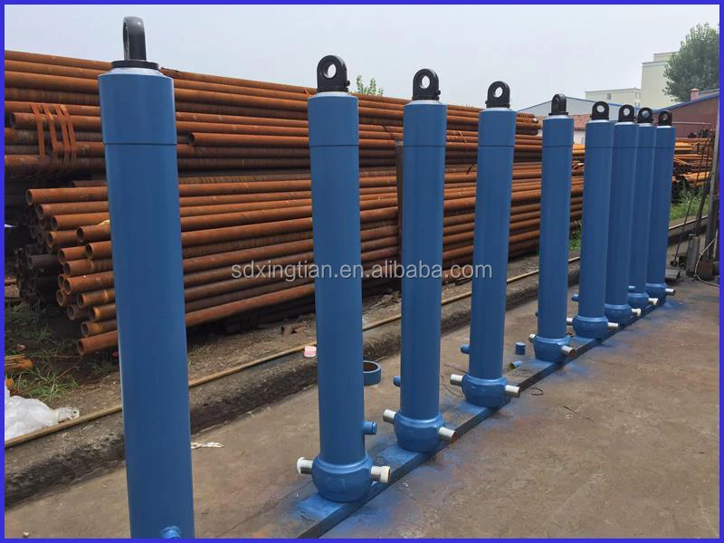 hydraulic jack Hyva type customized telescopic China manufacturer hydraulic cylinder XINGTIAN mining trucks hydraulic cylinder