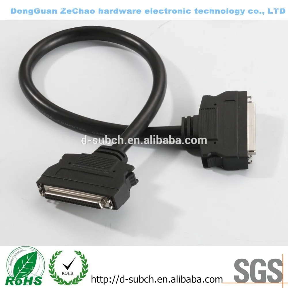 68 контакт. scsi кабели HD68 разъемы есть клип тип блокировка