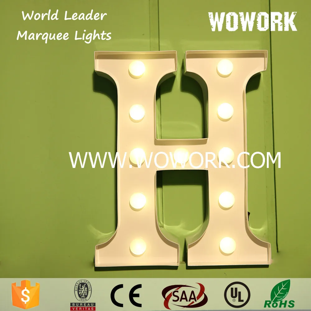 Забавный стали письмо знак от WOWORK