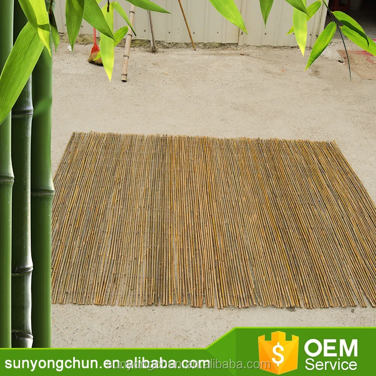 high quality eco-friendly natural decorative rolled reed fence for garden yarm farm