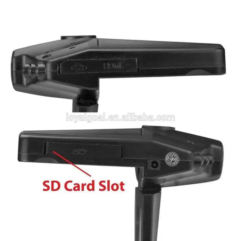 Factory Direct Selling 720 HD Videoregistrator H198 Night Vision Car Dvr 2.5 Inch Rotating Car Camera