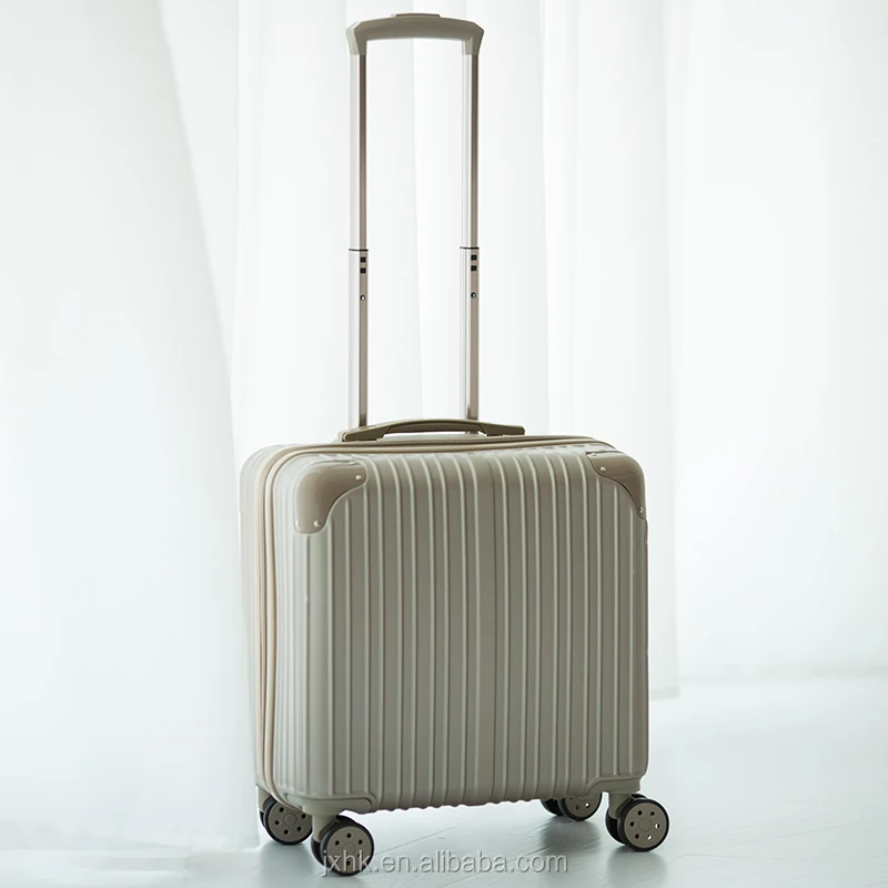 360 degree rolling wheels ABS PC valise bag boarding pilot luggage case carry on travel trolley bag