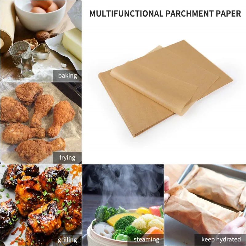 
unbleached Natural greaseproof Paper Tray Liners Food Paper Liners 