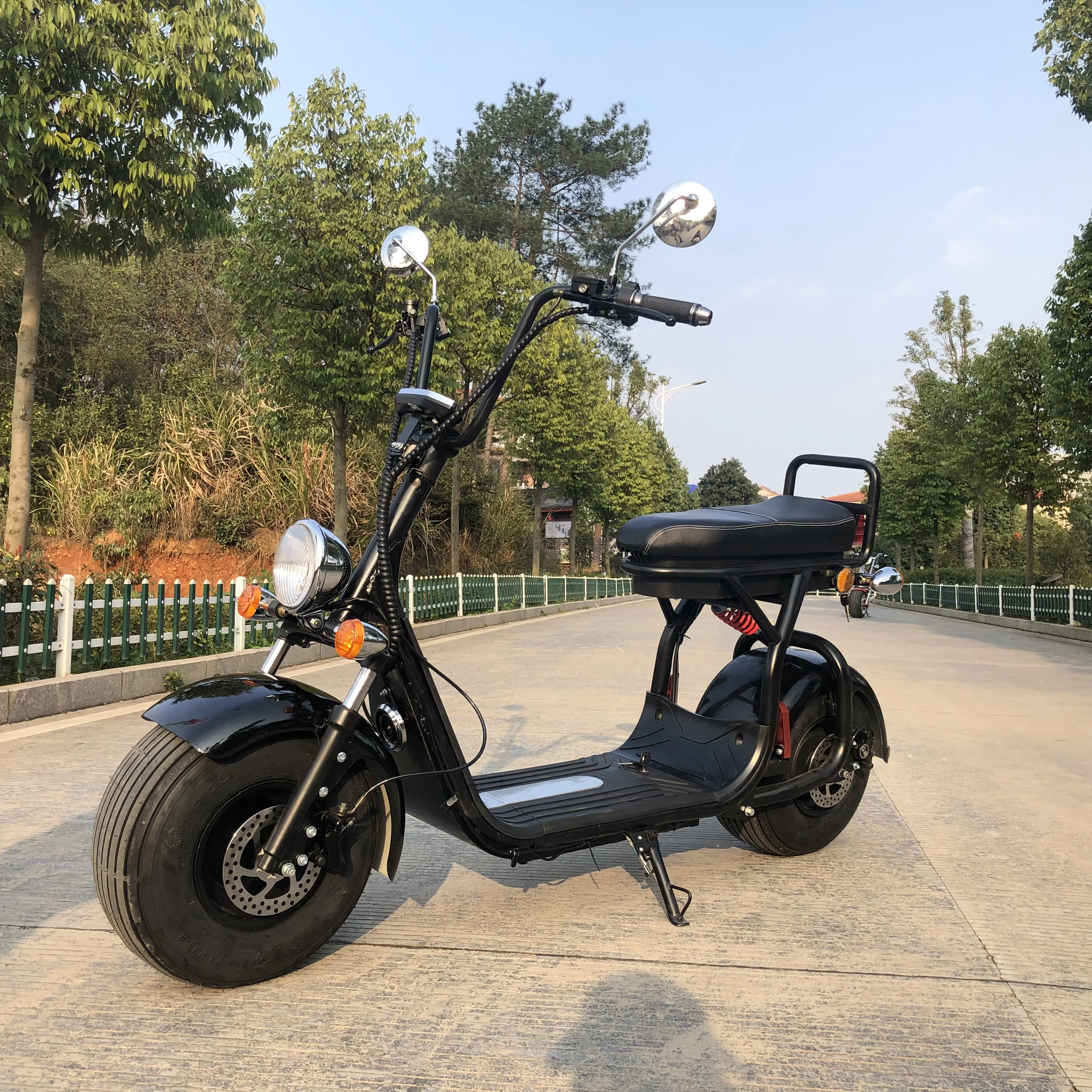europe eec electric motorcycle frame fat tire electric scooter 1000w city Citycoco electric motor Nzita scooter parts