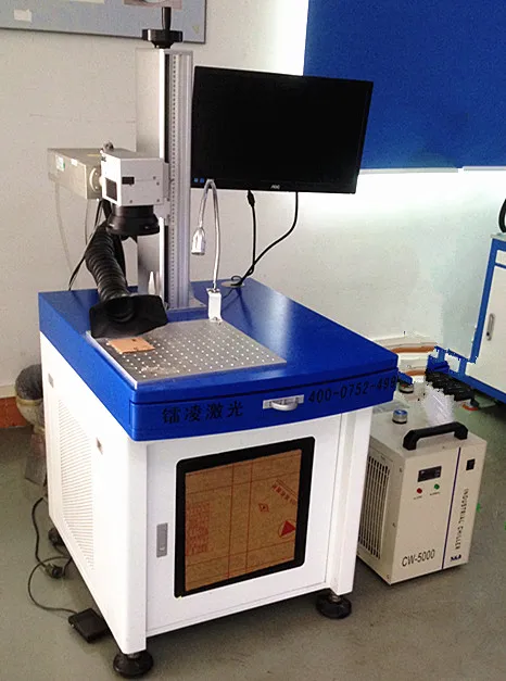 
High precision ceramic/crystal/PCB/plastic 355nm UV laser marking machine 3/5W 