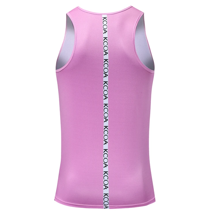 Custom sublimated cool dry gym running singlet/running vest/running gear