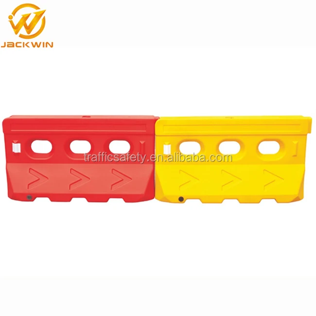 Road Construction Safety Plastic Jersey Traffic Water Filled Barrier