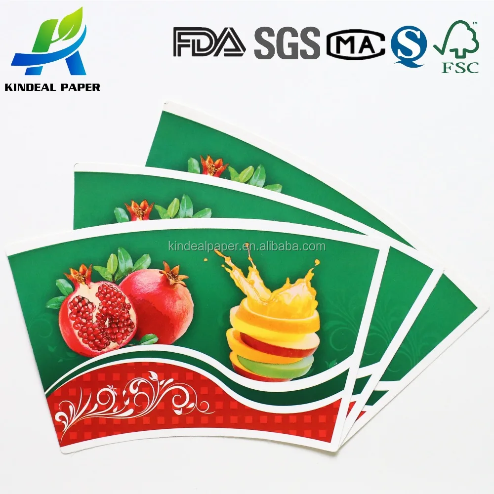 Бумажный стаканчик вентилятор, Бумага пустые, Рукав бумажный стаканчик лист