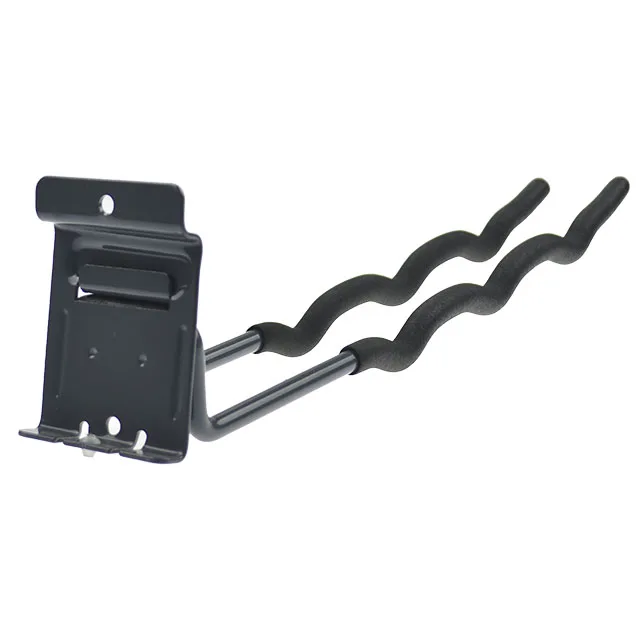 300mm 12inch slot wall garage storage hook double arm flip up tools hangers