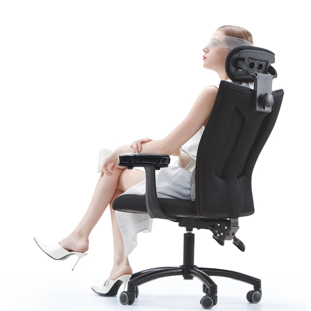 
New Chair Armrest Pads Memory Foam Elbow Pillow Support Arm Rest Covers PU Leather Armrest Chair Cushion Pads Elbow Relief 