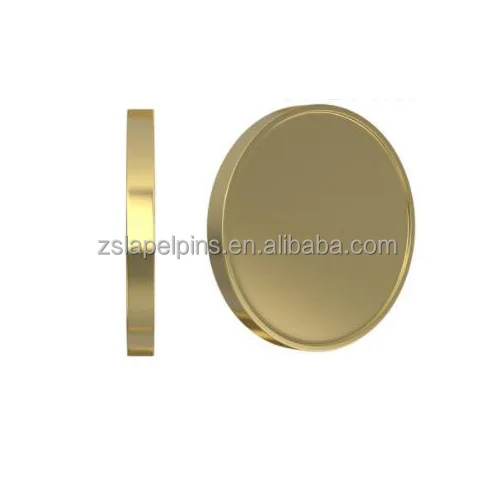 
custom engrave blank coin whole sale blank gold coin 