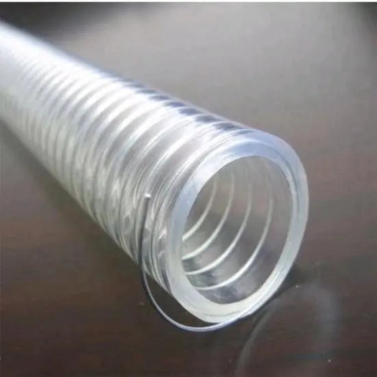 High Quality Transparent Clear Spring Hose PVC Steel Wire Reinforced PVC Thunder Hose