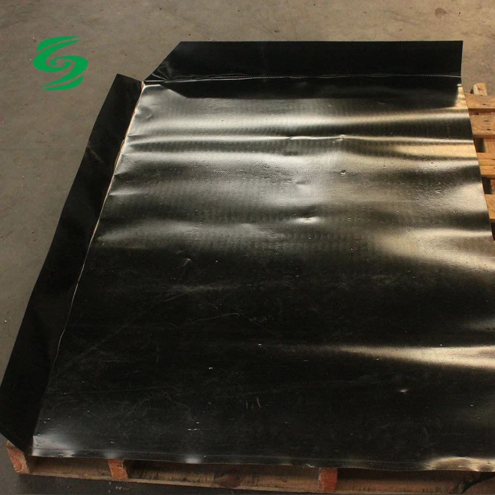 Non Slip Black Plastic Slip Sheet Work With Forklift Attachments for Storage and transfer