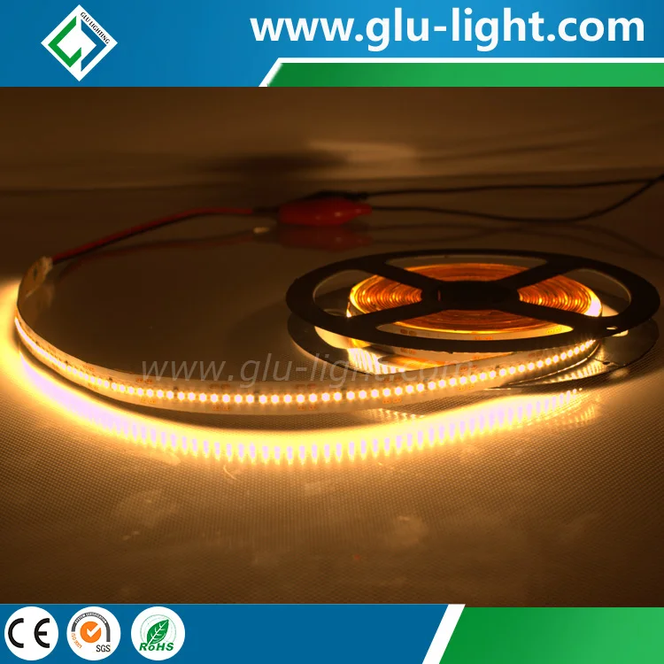 wholesale High CRI mini waterproof Ra97 high density 240led/m dual white bi color constant current 2835 led light strip