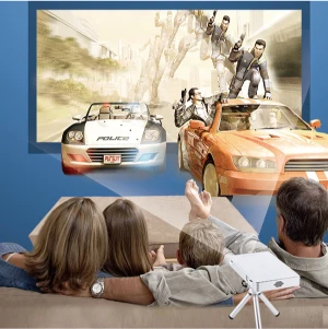 P8 BT Wireless Portable DLP Projector Android 480P 5000mah Projectors Mini Pocketable LED Wifi Smart Projector