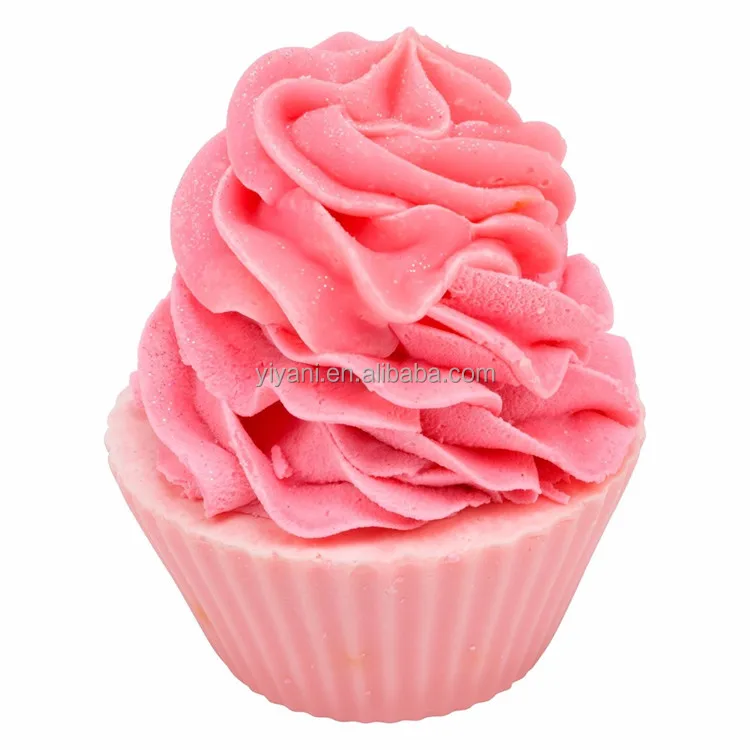 2020 most popular factory wholesale cup cake bath bombs, colorful funny bath fizzer
