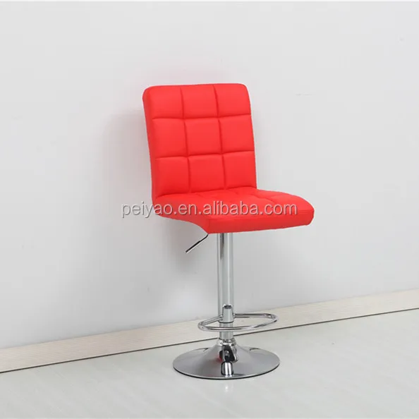 
Modern Nine square Adjustable Height Swiveling Wholesale Pu colorful Bar Stool 
