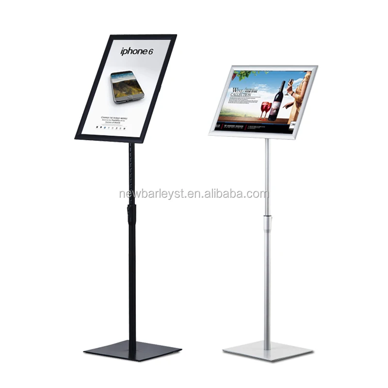 A3 A4  poster stand with square base