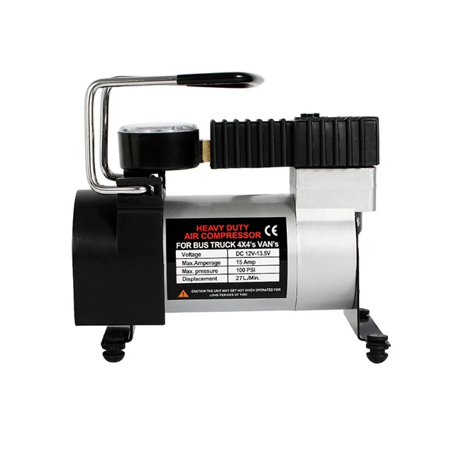 12V 100PSI portable car tire inflator pump for car bike motorcycle tyre