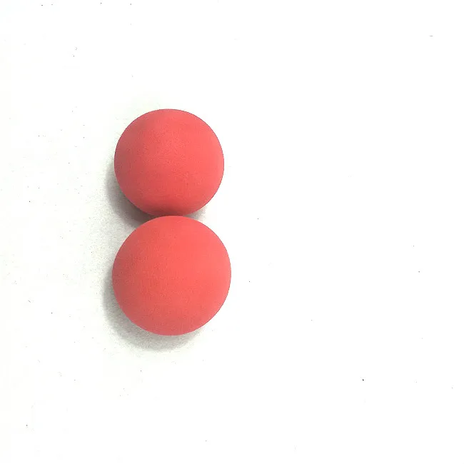 70mm and  60mm diameter in red sky blue color shooting Eva foam ball