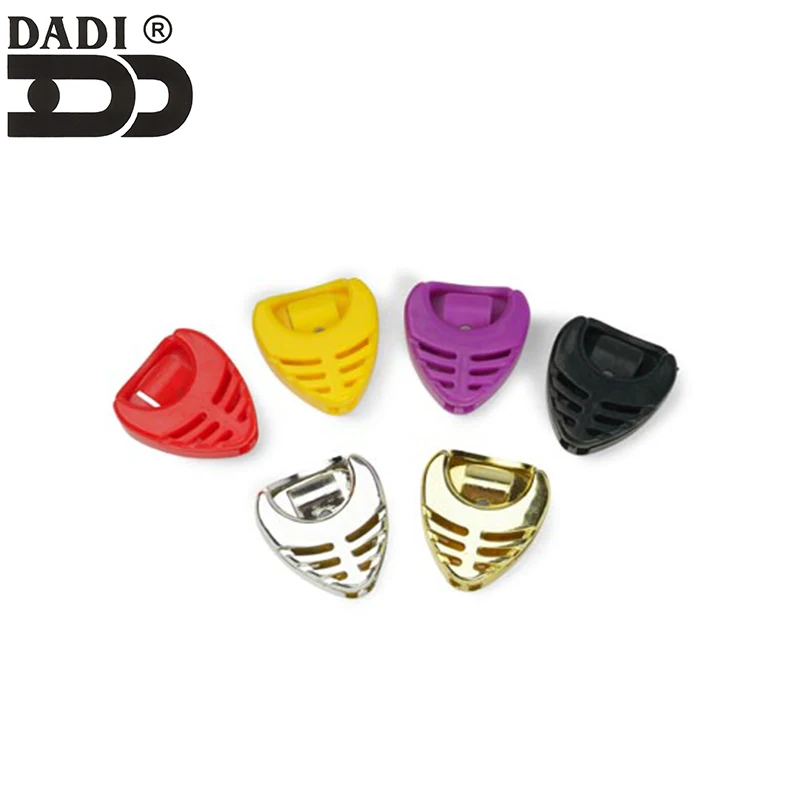 
Colorful heart shape picks holder Custom Logo Musical guitar picks holder 6 picks holder case 