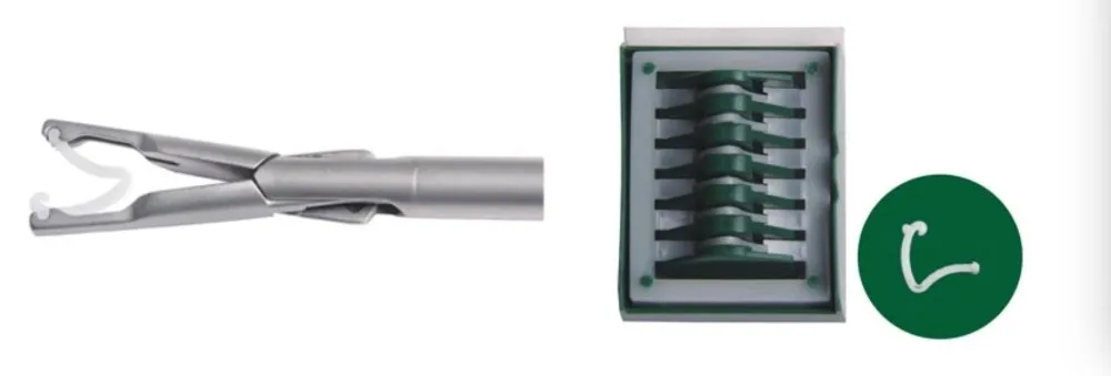 certification Surgical Disposable Medium Large Laparoscopic Hemolok Polymer Ligation Clips