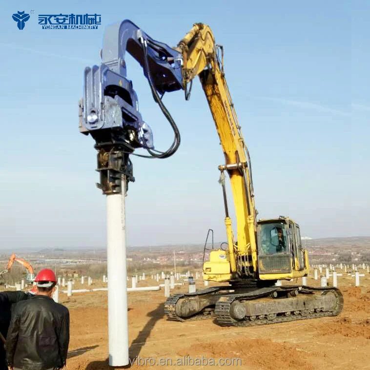 Widely Applied piling Machines V450 Excavator attachment