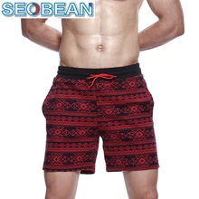 Hot! Seobean brand mens leisure shorts casual beach underwear boxer sexy sports wear baseball surf designer running shorts gym