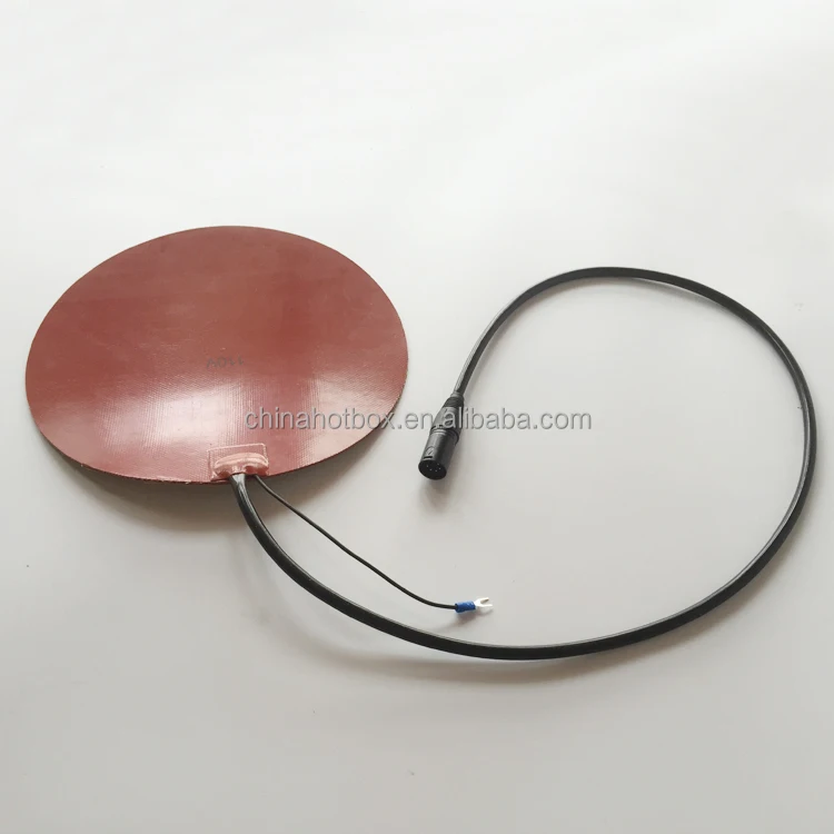Round shape 3D Printer Heat Bed 110V 300W Silicone Rubber Heater customized diameter electric Heating Pad with NTC