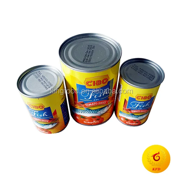 Chinese Tin mackerel fish 155G 425G