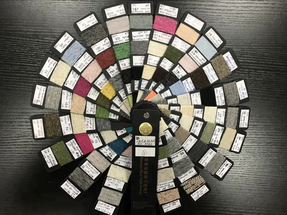 Wholesale 1/15NM 100% Acrylic anti pilling dyed spun Tapered woolen knitted yarn