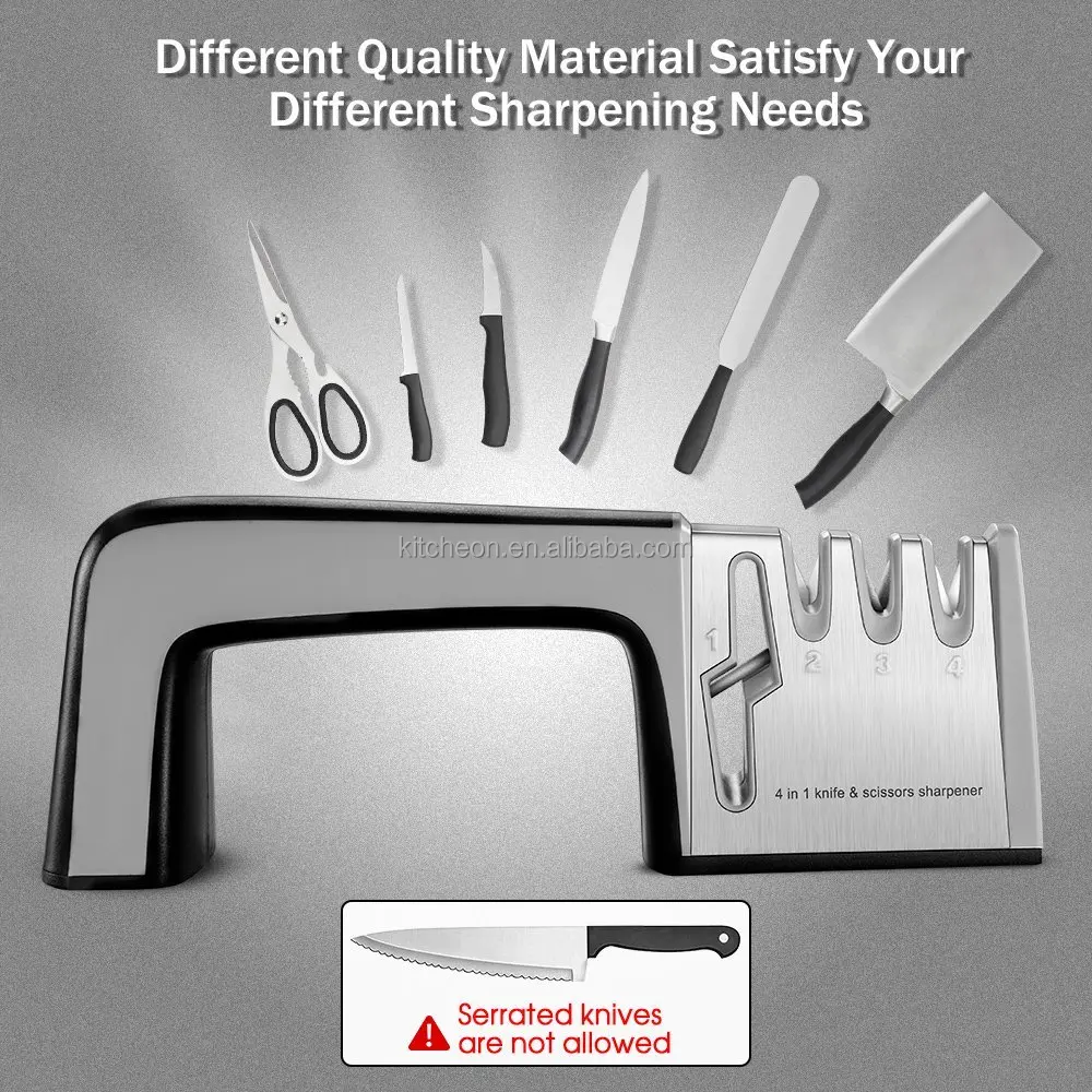 Professional 4 in 1 Scissors Sharpener Knife Sharpener