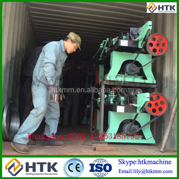 HTK Высокоскоростная Автоматическая CS-C 3 дюймов-6 дюймов Твист Колючей Проволоки Making Machine