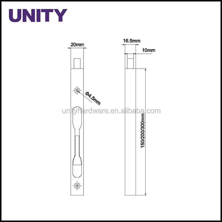 Unity DBIX01 флеш болт удар пластины и винты включены дверь из нержавеющей Стали