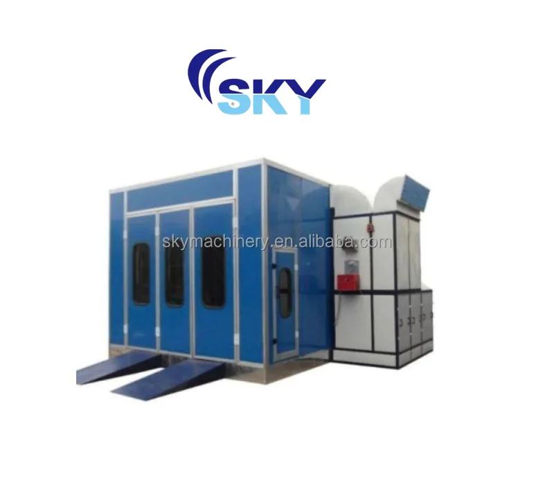 SB300, Bake oven paint booth, car paint spray booth infrared heat lamp paint