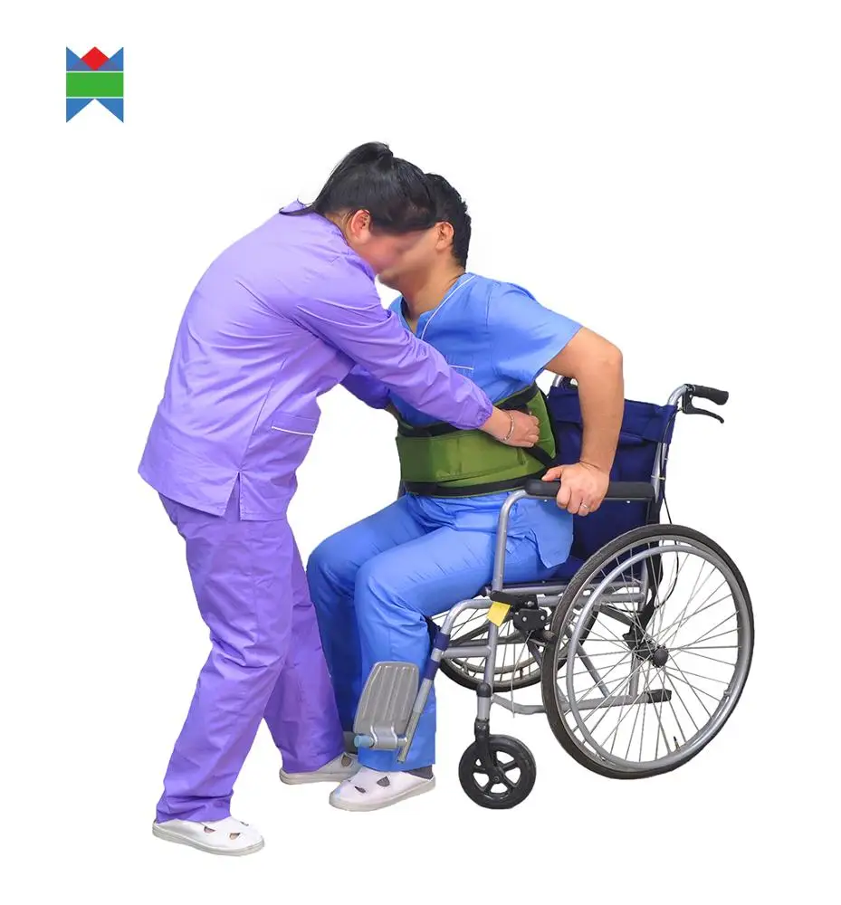 
ISO13485 manufacture patient support Belt waist belt with Handles for easy standing and walking training from wheelchair 