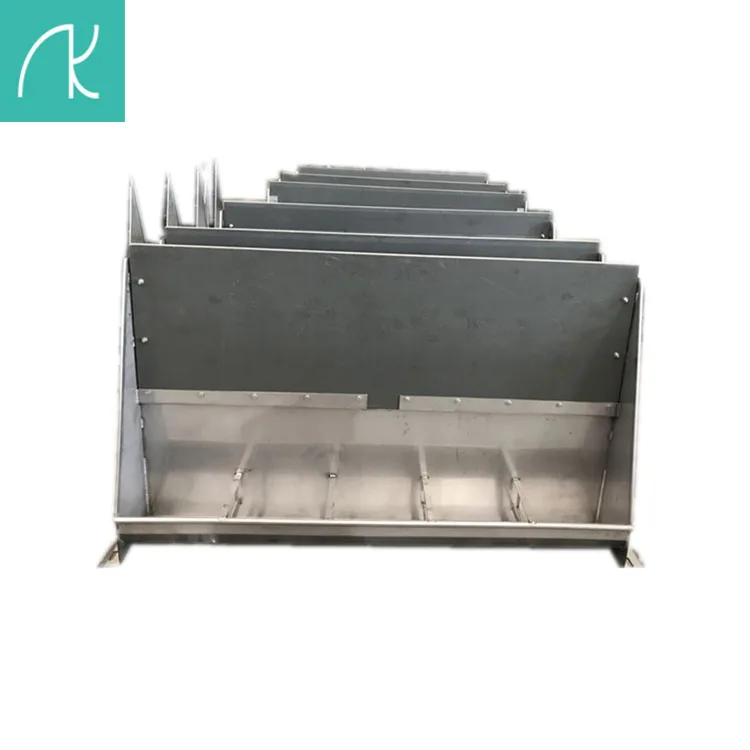 Stainless steel pig feeders pig equipment with many size