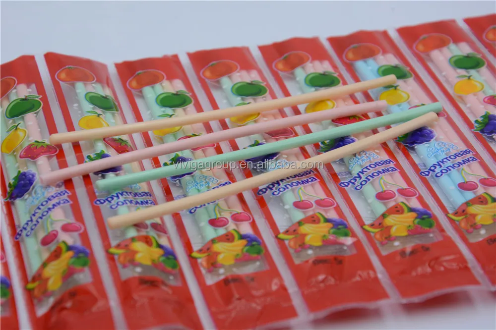 Colorful fruity cc stick candy