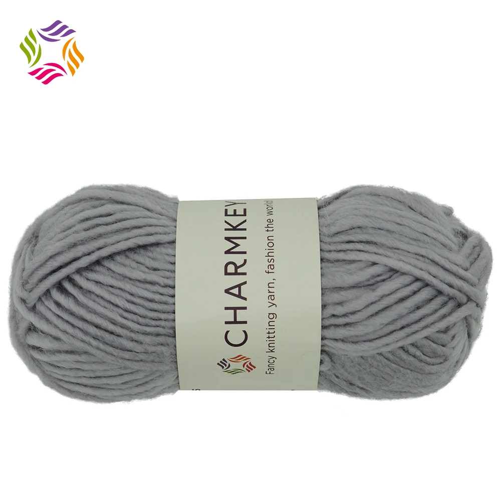 Горячая Распродажа, шерстяная Детская Пряжа Charmkey из альпаки для вязания крючком и шарфа ручной вязки