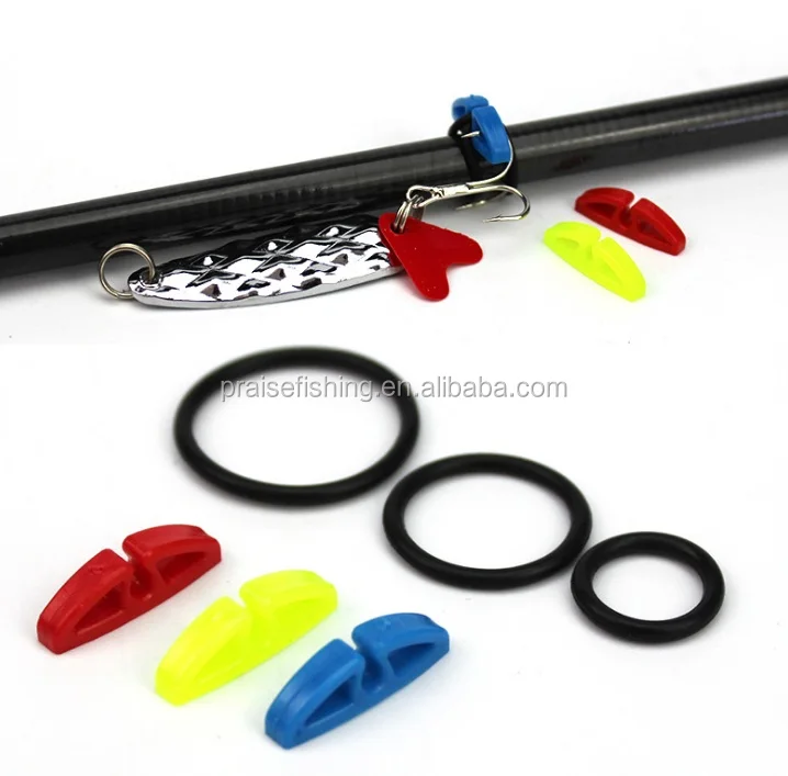 Plastic Fishing Hook Secure Keeper Holder Lure Accessories Jig Hooks Safe Keeping For Fishing Rod Tool Bait Casting