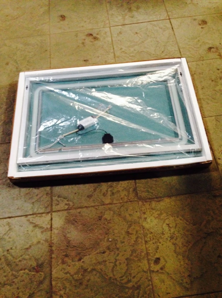 Алюминиевая рама IP44 настенное 3d светодиодное освещение для ванной комнаты