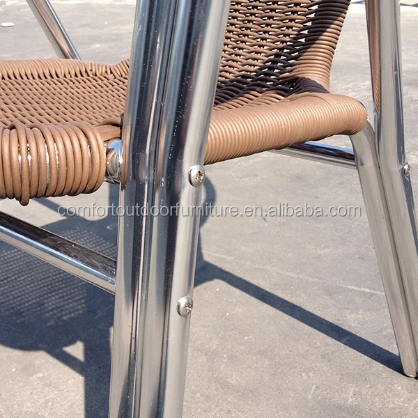 
Cheap Outdoor Furniture Aluminum Chair Dining Chair Shiny Chair 