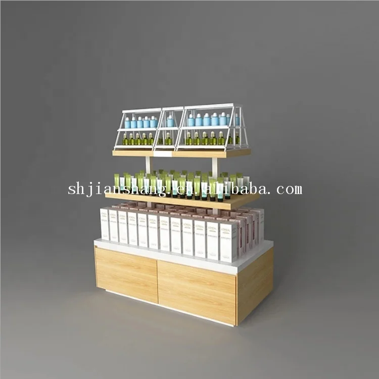 Retail Cosmetic Store Furnitures For Cosmetic Display Cabinet and Showcase